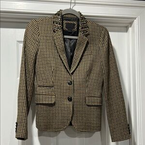 J. Crew Collection Jeweled Collar Blazer